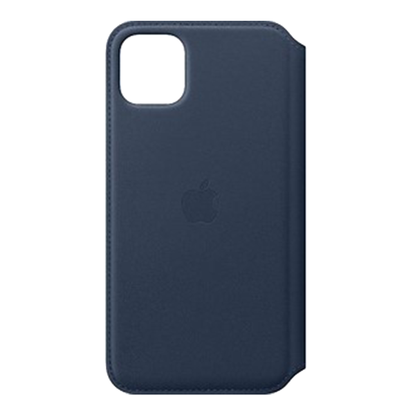 iPhone 11 Pro Max Leather Folio - Darkblue 