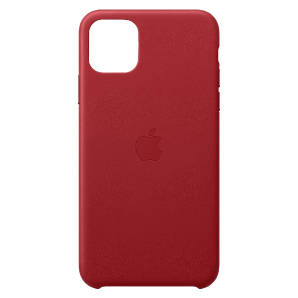 iPhone 11 Pro Max Leather Case - Red