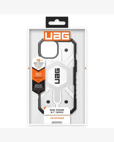UAG Pathfinder Backcover MagSafe iPhone 15 - Ice