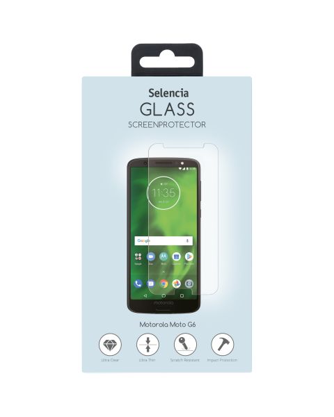 Selencia Gehard Glas Screenprotector Motorola Moto G6