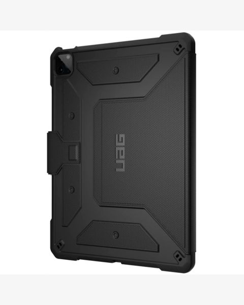 UAG Metropolis Bookcase iPad Pro 12.9 (2021 / 2022) - Zwart / Schwarz / Black