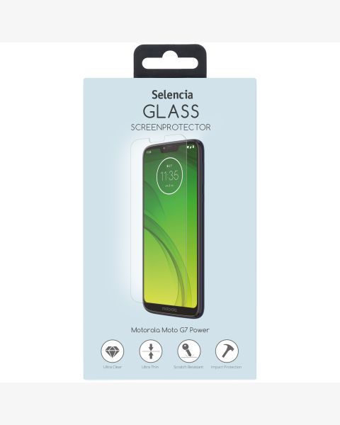 Selencia Gehard Glas Screenprotector Motorola Moto G7 Power