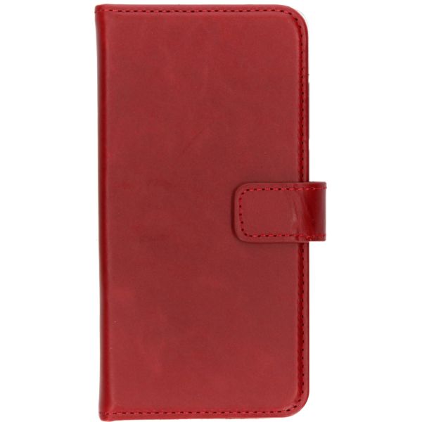 Selencia Echt Lederen Bookcase Huawei P30 - Rood / Rot / Red