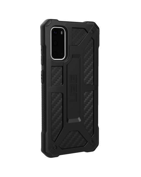 UAG Monarch Backcover Samsung Galaxy S20 - Carbon Fiber Black