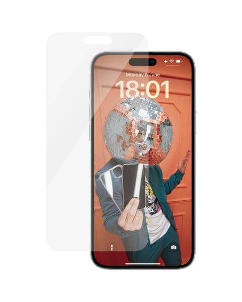 PanzerGlass Anti-Bacterial Screenprotector iPhone 15 Plus