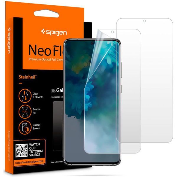 Spigen Neo Flex Screenprotector Duo Pack Samsung Galaxy S20 Plus