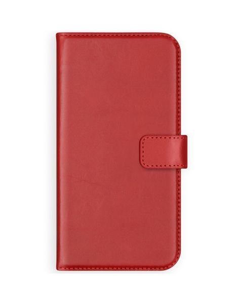 Genuine Leather Booklet iPhone SE / 5 / 5s - Red