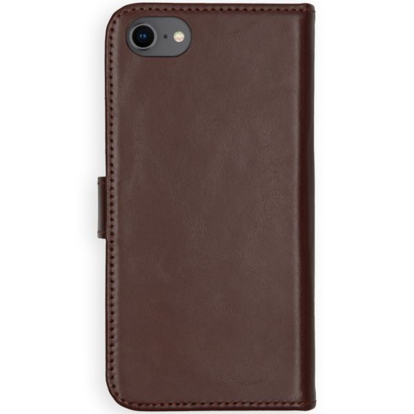Selencia Echt Lederen Bookcase iPhone SE (2022 / 2020) / 8 / 7 / 6(s)