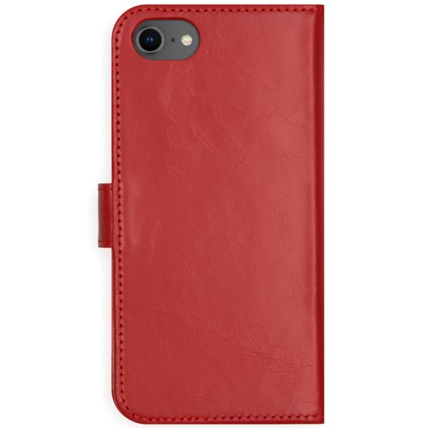 Selencia Echt Lederen Bookcase iPhone SE (2022 / 2020) / 8 / 7 / 6(s)