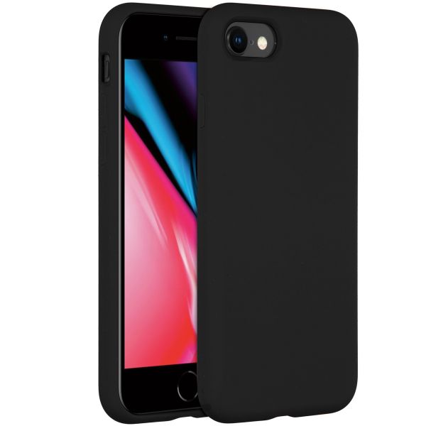 Liquid Silicone Backcover iPhone SE (2020) / 8 / 7 - Black