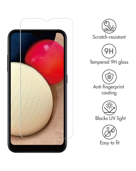 Selencia Gehard Glas Screenprotector Samsung Galaxy A02s / A03(s)