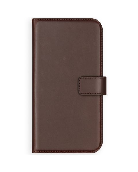 Selencia Echt Lederen Bookcase Samsung Galaxy A20e - Bruin / Braun  / Brown