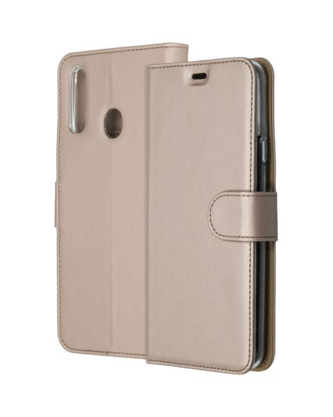 Accezz Wallet Softcase Bookcase Samsung Galaxy A20s - Goud / Gold
