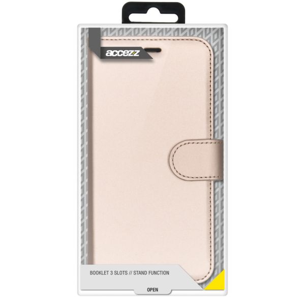 Accezz Wallet Softcase Bookcase Samsung Galaxy A22 (5G) - Goud / Gold