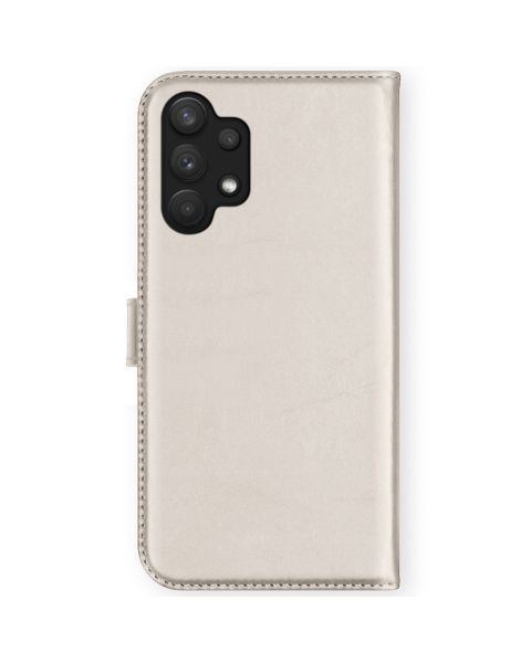 Selencia Echt Lederen Bookcase Samsung Galaxy A32 (5G) - Lichtgrijs / Hellgrau    / Light Gray