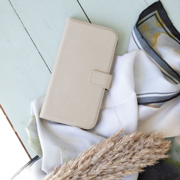 Selencia Echt Lederen Bookcase Samsung Galaxy A32 (5G) - Lichtgrijs / Hellgrau    / Light Gray