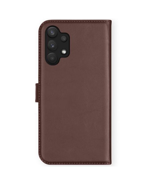 Selencia Echt Lederen Bookcase Samsung Galaxy A32 (5G) - Bruin / Braun  / Brown