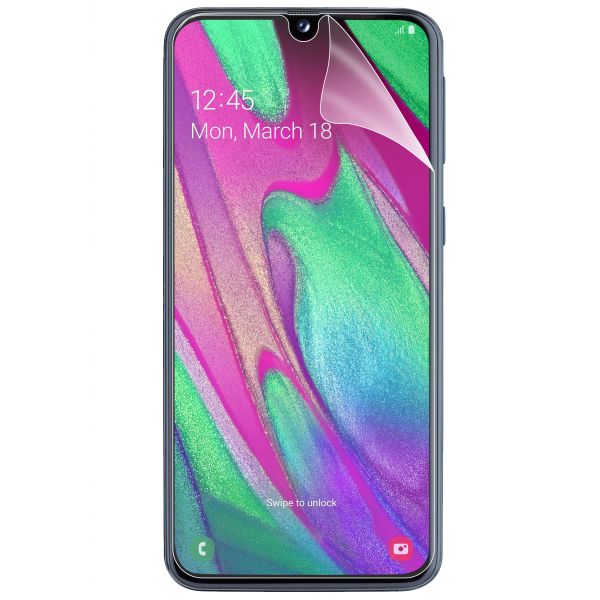 Duo Pack Ultra Clear Screenprotector Samsung Galaxy A40 - Screenprotector