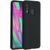 Accezz Liquid Silicone Backcover Samsung Galaxy A40 - Zwart / Schwarz / Black