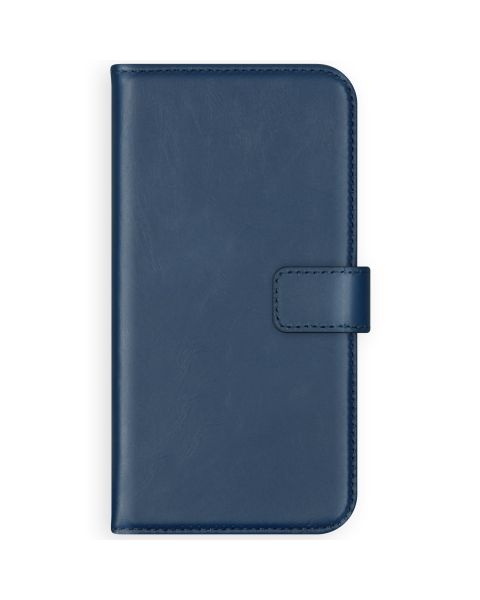 Selencia Echt Lederen Bookcase Samsung Galaxy A42 - Blauw / Blau / Blue