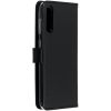 Selencia Echt Lederen Bookcase Samsung Galaxy A50 / A30s - Zwart / Schwarz / Black