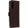 Selencia Echt Lederen Bookcase Samsung Galaxy A50 / A30s - Bruin / Braun  / Brown