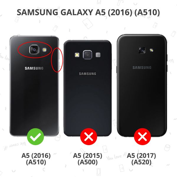 Clear Backcover Samsung Galaxy A5 (2016) - Transparant - Transparant / Transparent