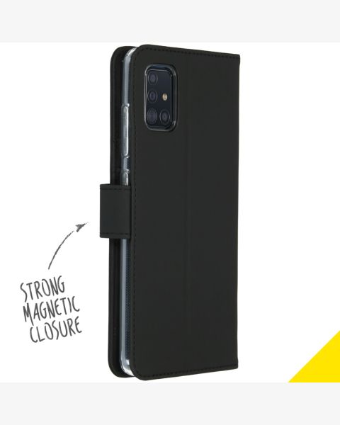 Accezz Wallet Softcase Bookcase Samsung Galaxy A51 - Zwart / Schwarz / Black
