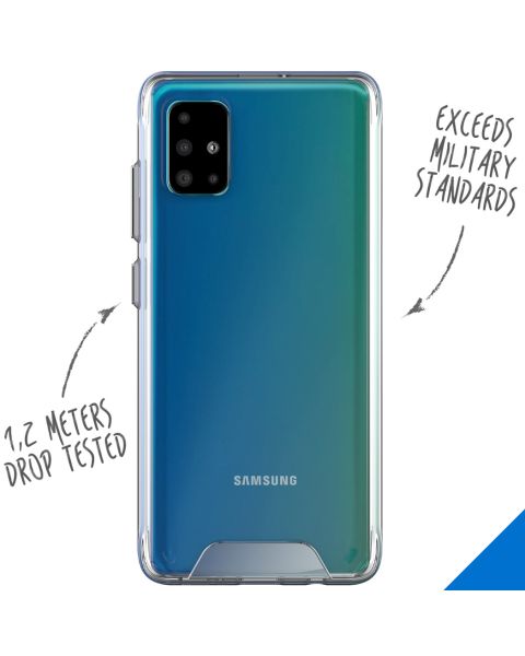 Accezz Xtreme Impact Backcover Samsung Galaxy A51 - Transparant / Transparent