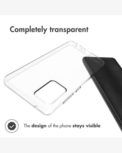 Accezz Clear Backcover Samsung Galaxy A52(s) (5G/4G) - Transparant / Transparent