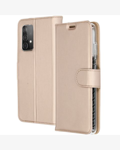 Accezz Wallet Softcase Bookcase Galaxy A52(s) (5G/4G) - Goud / Gold