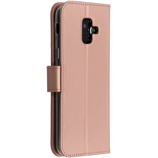Wallet Softcase Booktype Samsung Galaxy A6 (2018) - Rosé Goud / Rosé Gold