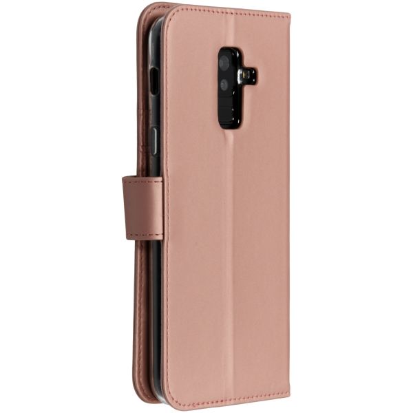 Wallet Softcase Booktype Samsung Galaxy A6 Plus (2018) - Rosé Goud / Rosé Gold