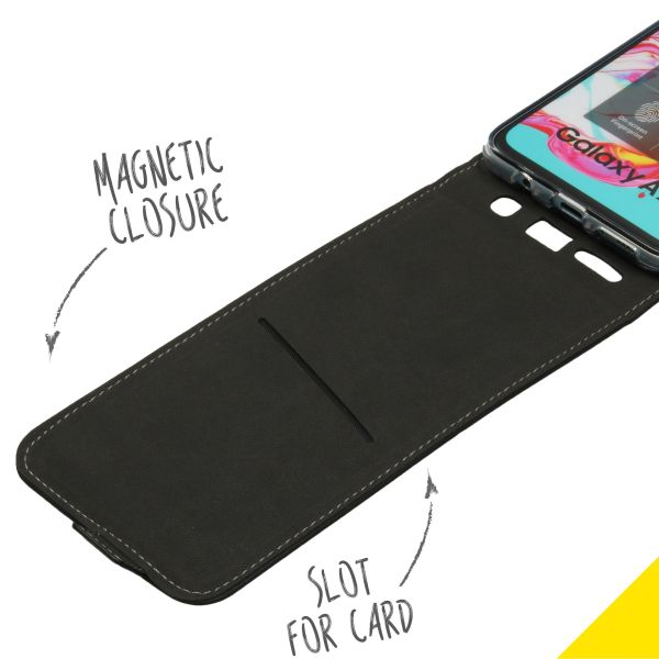 Accezz Flipcase Samsung Galaxy A70 - Zwart / Schwarz / Black