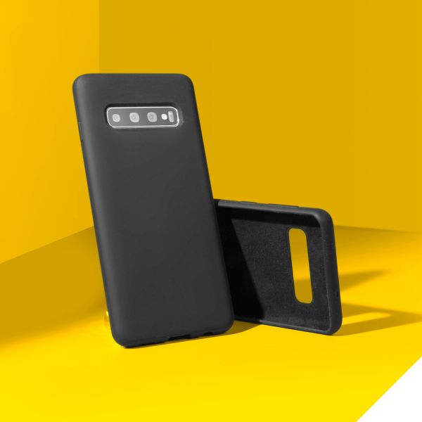 Liquid Silicone Backcover Samsung Galaxy A70 - Paars - Paars / Purple