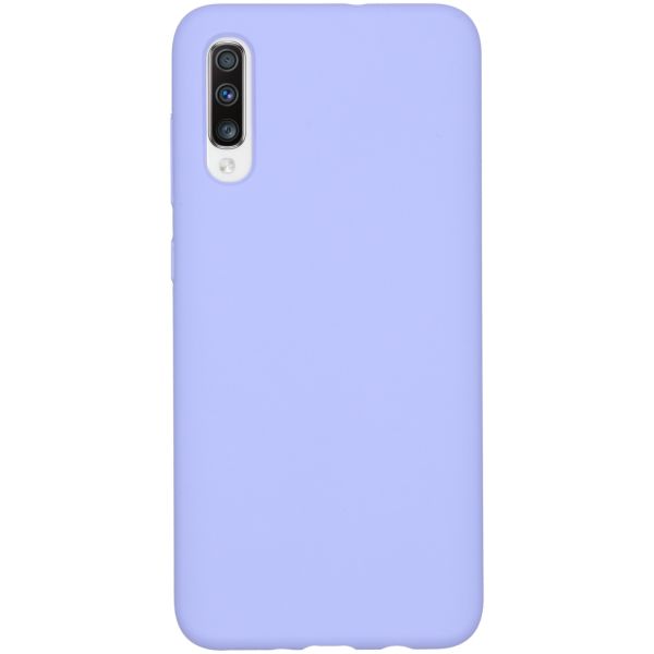 Liquid Silicone Backcover Samsung Galaxy A70 - Paars - Paars / Purple