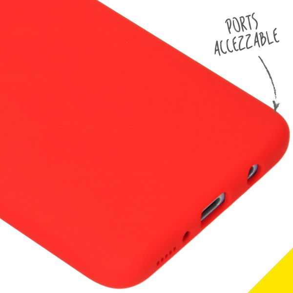 Liquid Silicone Backcover Samsung Galaxy A70 - Rood - Rood / Red