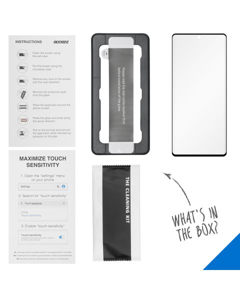 Accezz Glass Screenprotector + Applicator Samsung Galaxy A71
