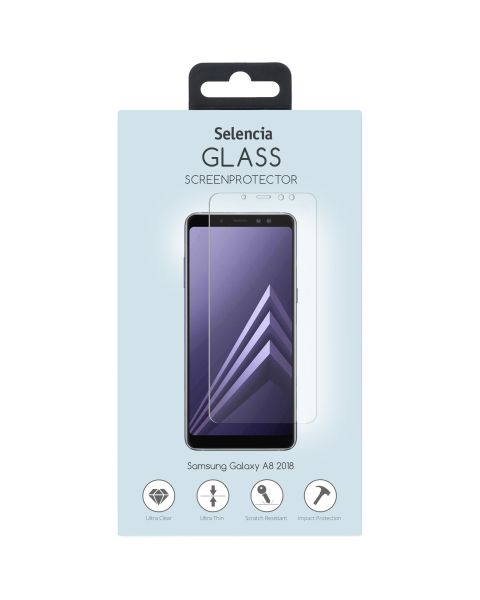 Selencia Gehard Glas Screenprotector Samsung Galaxy A8 (2018)