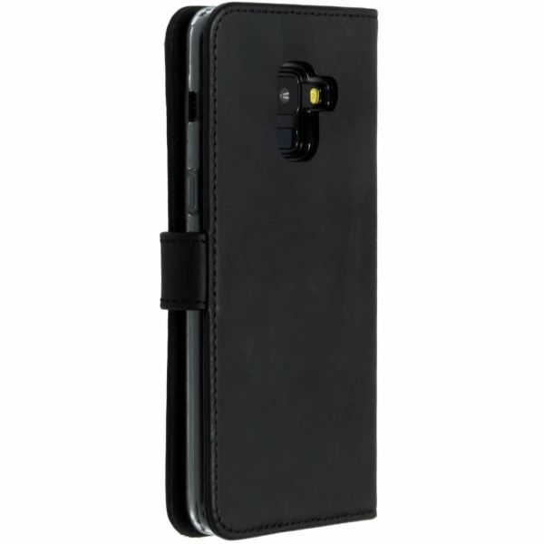 Selencia Echt Lederen Bookcase Samsung Galaxy A8 (2018)