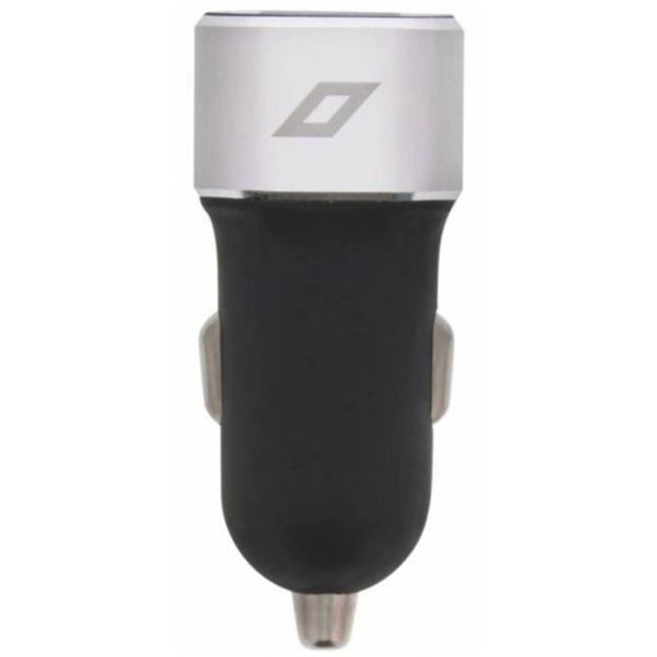 Accezz Dual USB Car Charger - 4,8A - Zwart / Schwarz / Black