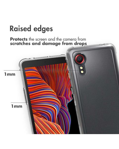 Accezz Clear Backcover Samsung Galaxy Xcover 5 - Transparant / Transparent