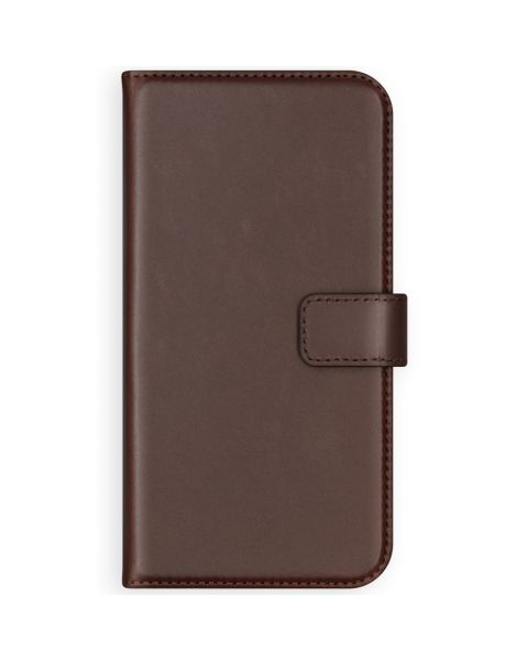 Selencia Echt Lederen Bookcase Samsung Galaxy S20 FE - Bruin / Braun  / Brown