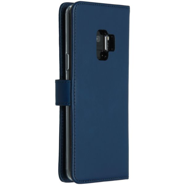 Selencia Echt Lederen Bookcase Samsung Galaxy S9