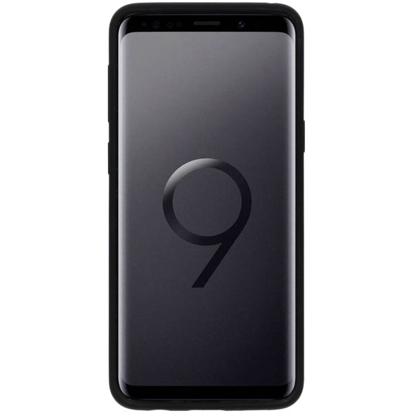 Accezz Liquid Silicone Backcover Samsung Galaxy S9 - Zwart / Schwarz / Black