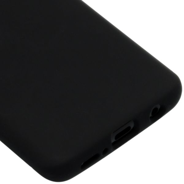 Accezz Liquid Silicone Backcover Samsung Galaxy S9 - Zwart / Schwarz / Black