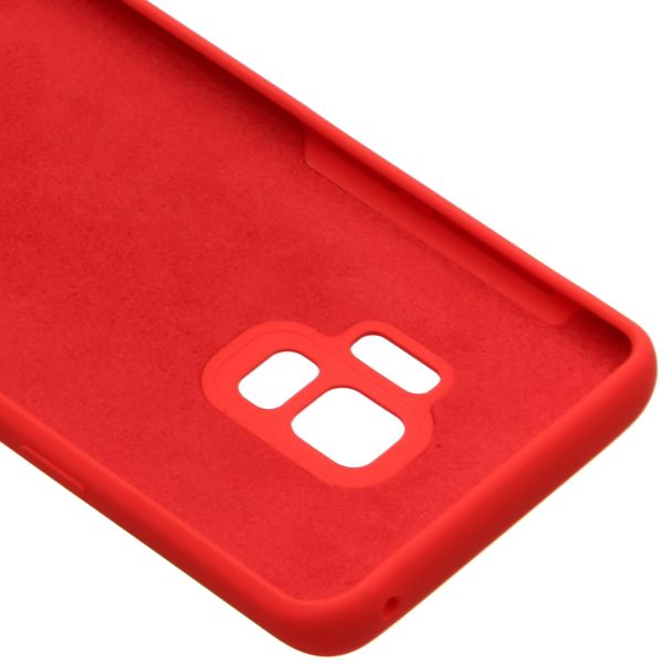 Liquid Silicone Backcover Samsung Galaxy S9 - Rood - Rood / Red