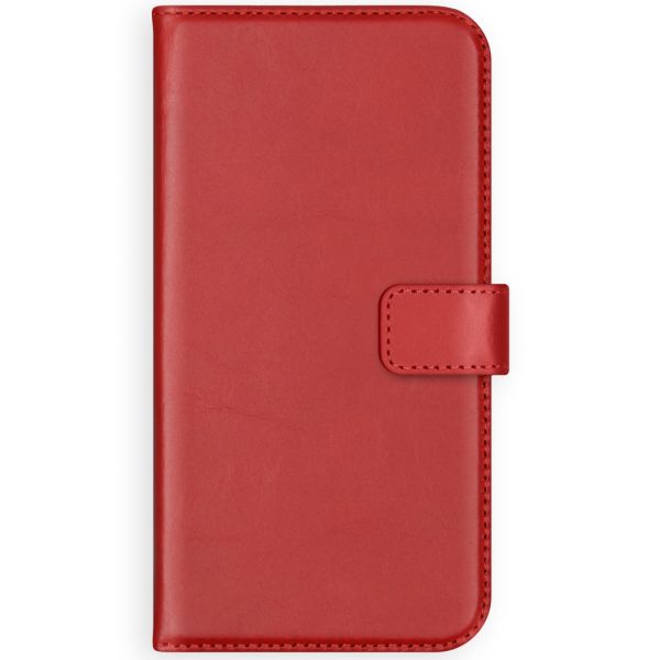 Selencia Echt Lederen Bookcase Samsung Galaxy S9 Plus - Rood / Rot / Red