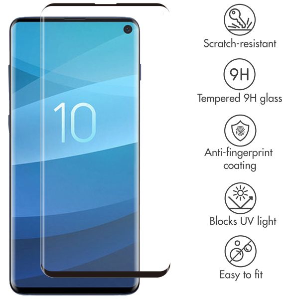 Selencia Gehard Glas Premium Screenprotector Samsung Galaxy S10