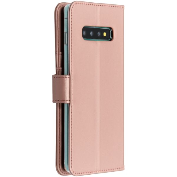 Wallet Softcase Booktype Samsung Galaxy S10 Plus - Rosé Goud / Rosé Gold